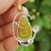 18K Gold Set Laughing Buddha Jade Pendant – location: Simei – Y.P.Q Certified Test Approved 9 18K Gold Set Laughing Buddha Jade Pendant - location: Simei - Y.P.Q Certified Test Approved 9