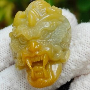 Jadeite Dragon Pendant - location: Jalan Meragi Park - Simei HDB Park Y.P.Q Certified Testing Approved 9