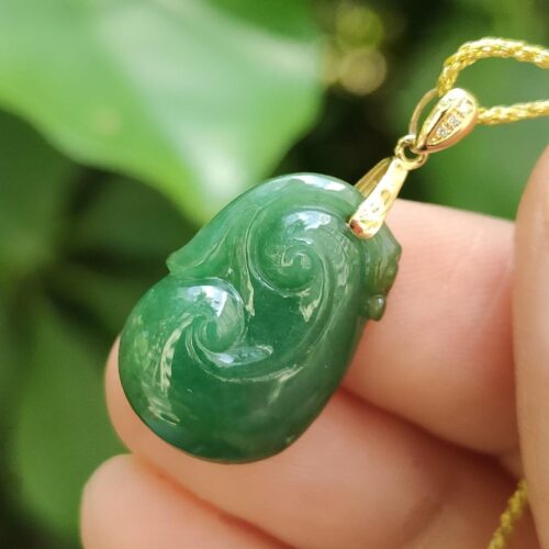 Myanmar Green Ruyi Pendant - Simei HDB Void Deck Jalan Meragi Park YPQ Certified Test Approved 4