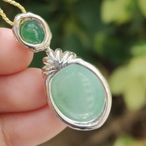 Icy Emerald & Light Green Cabochons ~40 Meragi Rd, Singapore 487917~beautiful park on nearby hdb blocks -mirror-reflections tested-8