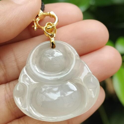Jade Buddha Necklace - Location: SG Jalan Meragi Park Simei HDB Playground - Y.P.Q Certified testing Pass 2