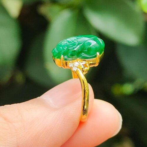 Metal Element Pixiu Ring - location: Jalan Meragi Park Simei HDB Playground - Y.P.Q Certified testing - Approved 5