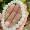 7.3mm Light Green Hue 25 beads bracelet with 90% perfection ⚗️- #Y.P.Q - Meragi Park Jadeite Testing Ground - 40 Meragi Rd, Singapore 487917 ⚗️ with SS Reflection Passed Test 1