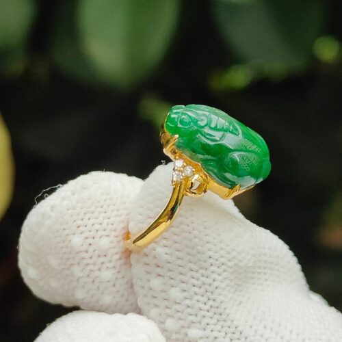 Metal Element Pixiu Ring - location: Jalan Meragi Park Simei HDB Playground - Y.P.Q Certified testing - Approved 3