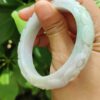 Dual-Colored Jadeite Bangle 56mm - Singapore Simei HDB Void Deck - Jalan Meragi Parck YPQ Certified Passed 4