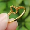 Harmony Gourd Ring Green 18k Gold – YPQ Certified Pass Harmony Gourd Ring Green 18k Gold - YPQ Certified Pass