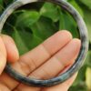 59mm Black Jadeite Bangle - image 3