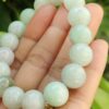 Natural Lavender-Green Jadeite Bracelet - location: Jalan Meragi Park Simei Playground - Y.P.Q Testing certified approved 5