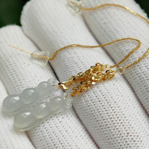 Jade Earrings - Location: Singapore Jalan Meragi Park - Simei HDB Playground - Y.P.Q Certified Testing Approved 8