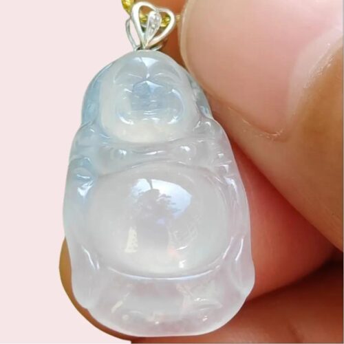 Laughing Buddha Jadeite Pendant - Location: Jalan Meragi Park Simei HDB Playground - Y.P.Q Translucent Test Certified Approved 11