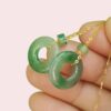 Donut Jadeite Earrings - Meragi Park Natural Details - YPQ 2025 Simei HDB Area Certified - Passed Image 9
