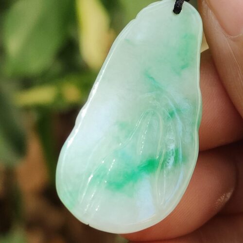 Dragon of the Depths Jadeite Pendant - Location: Jalan Meragi Park Simei HDB Void Deck - YPQ Certified approved test 6