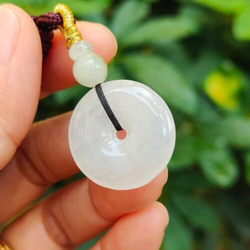 Harmony Circle Jade Pendant - location: Jalan Meragi Park Simei Playground - Y.P.Q certified test approved 4