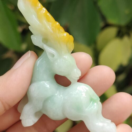 Wood Element Jade Deer Sculpture - Testing location: Jalan Meragi Park Simei HDB Playground - Y.P.Q - Approved 3