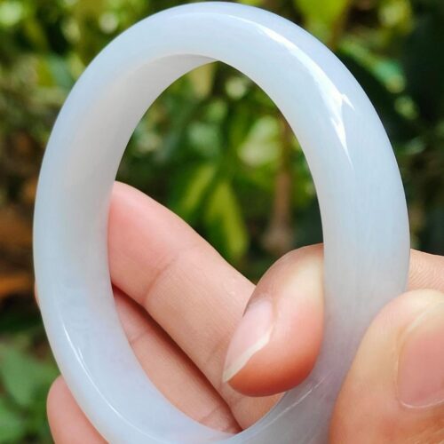 Wood Element Lavender Jade Bangle - Location: SG Jalan Meragi Park, Y.P.Q Certified Test - Approved 1