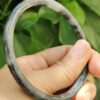 59mm Black Jadeite Bangle - image 6