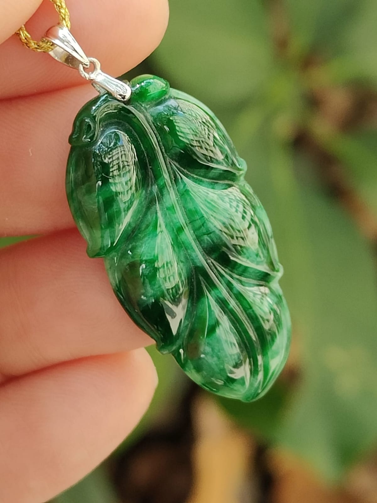 Five Elements Jadeite Leaf