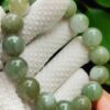 Natural Type A Jadeite Bead Bracelet 13.88mm * 16 beads Image 8