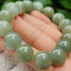 Natural Type A Jadeite Bead Bracelet 13.88mm * 16 beads Image 10