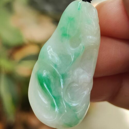 Dragon of the Depths Jadeite Pendant - Location: Jalan Meragi Park Simei HDB Void Deck - YPQ Certified approved test 3