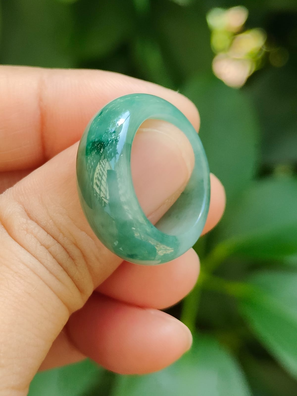 Five Elements Jadeite Ring