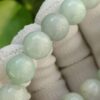 Natural Lavender-Green Jadeite Bracelet - location: Jalan Meragi Park Simei Playground - Y.P.Q Testing certified approved 10