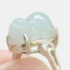 Natural Jadeite & S925 Silver Adjustable Ring - location Jalan Meragi Park Simei Playground - Y.P.Q Certified Testing Approved 6