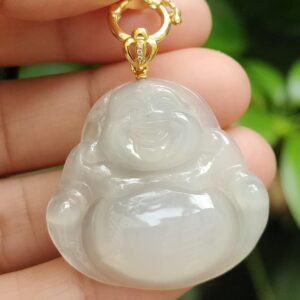 Jade Buddha Necklace - Location: SG Jalan Meragi Park Simei HDB Playground - Y.P.Q Certified testing Pass 4