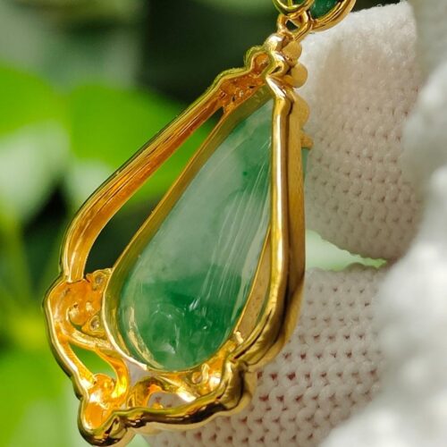 Double Layer Type A Jadeite Fortune Pendant - Simei Hdb Playground - Y.P.Q Testing certified approved 7