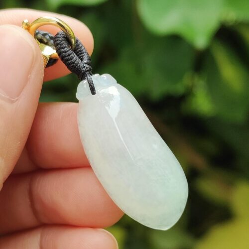 Harmony Gourd Jadeite Pendant - location: Jalan Meragi Park Simei HDB Playground Y.P.Q Certified Test - Approved 10