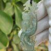 Natural Sage Owl Jadeite Pendant & Stand - location Jalan Meragi Park Simei HDB Playground Y.P.Q Certified Test Approved 7
