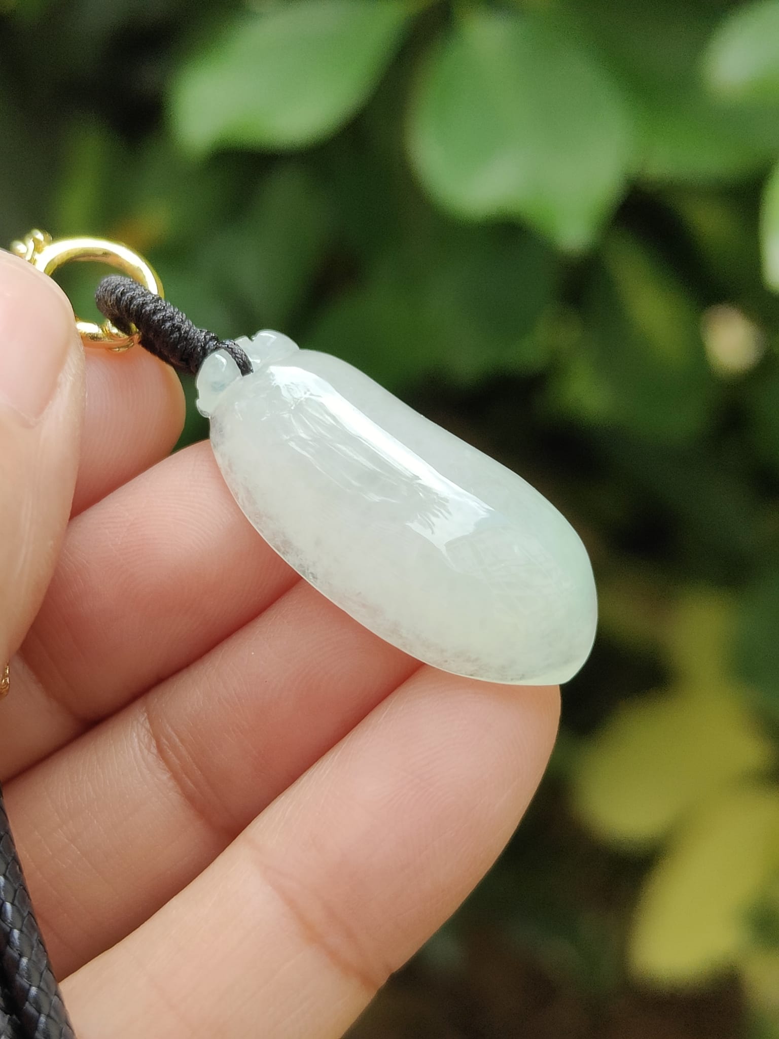 Harmony Gourd Jadeite Pendant
