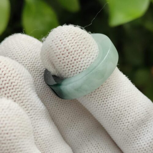 Elemental Conduit" Gradient Jade Ring (Sku: ring17) - approved 15