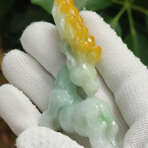 Wood Element Jade Deer Sculpture - Testing location: Jalan Meragi Park Simei HDB Playground - Y.P.Q - Approved 5