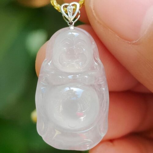 Laughing Buddha Jadeite Pendant - Location: Jalan Meragi Park Simei HDB Playground - Y.P.Q Translucent Test Certified Approved 7
