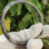 59mm Black Jadeite Bangle - image 8