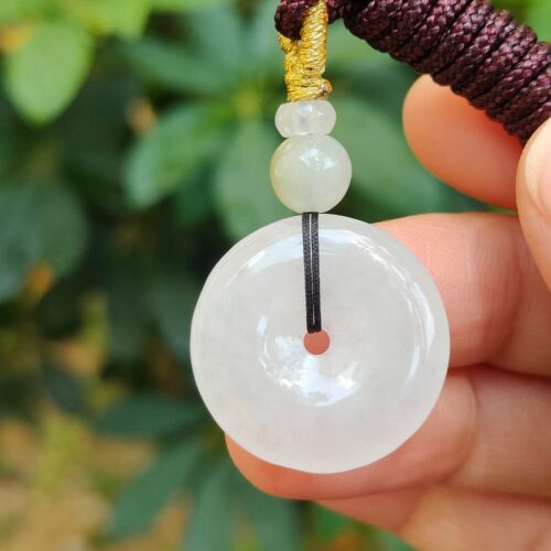 Harmony Circle Jade Pendant - location: Jalan Meragi Park Simei Playground - Y.P.Q certified test approved 7