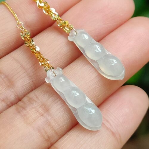 Jade Earrings - Location: Singapore Jalan Meragi Park - Simei HDB Playground - Y.P.Q Certified Testing Approved 11