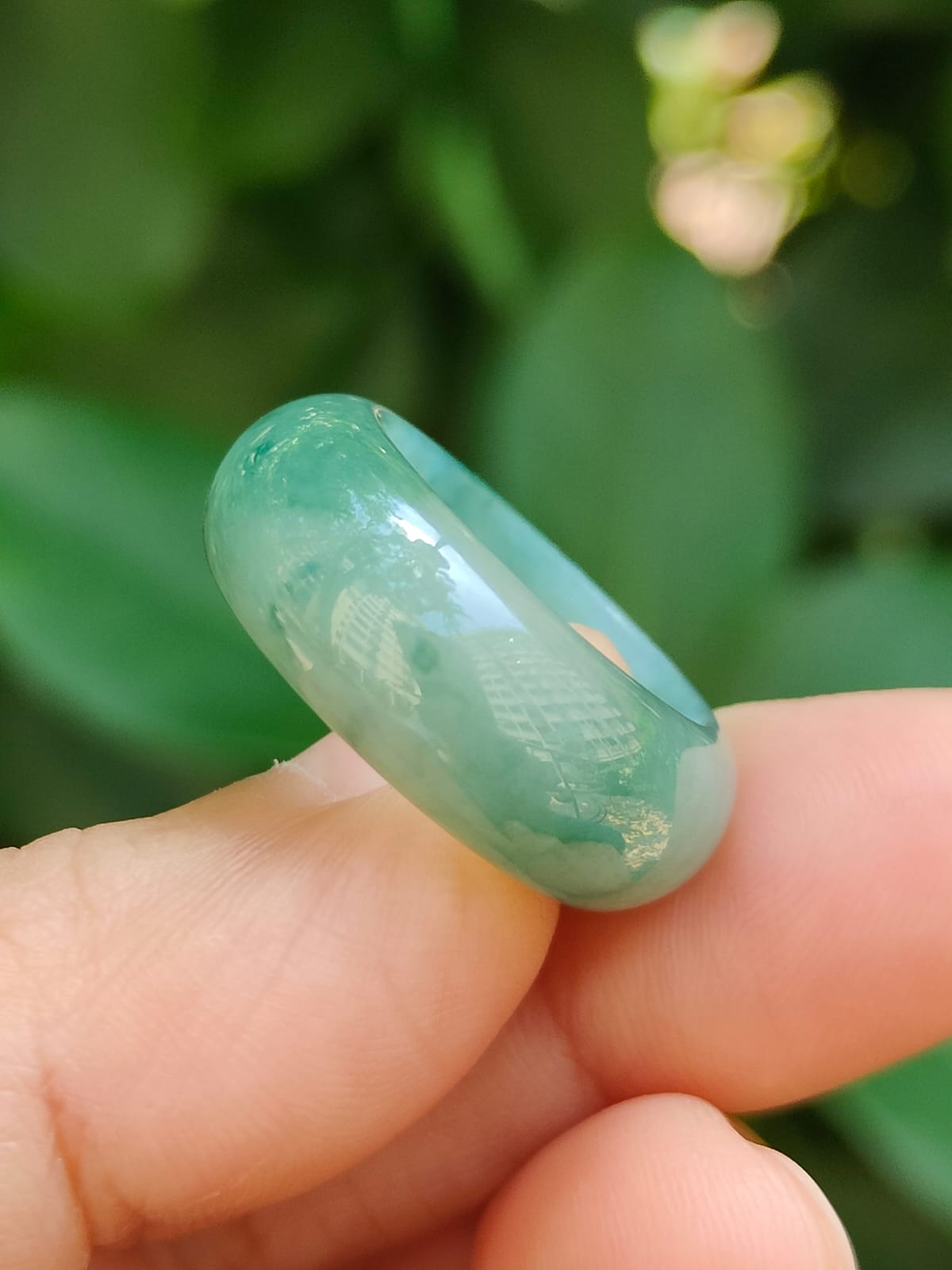 Five Elements Jadeite Ring