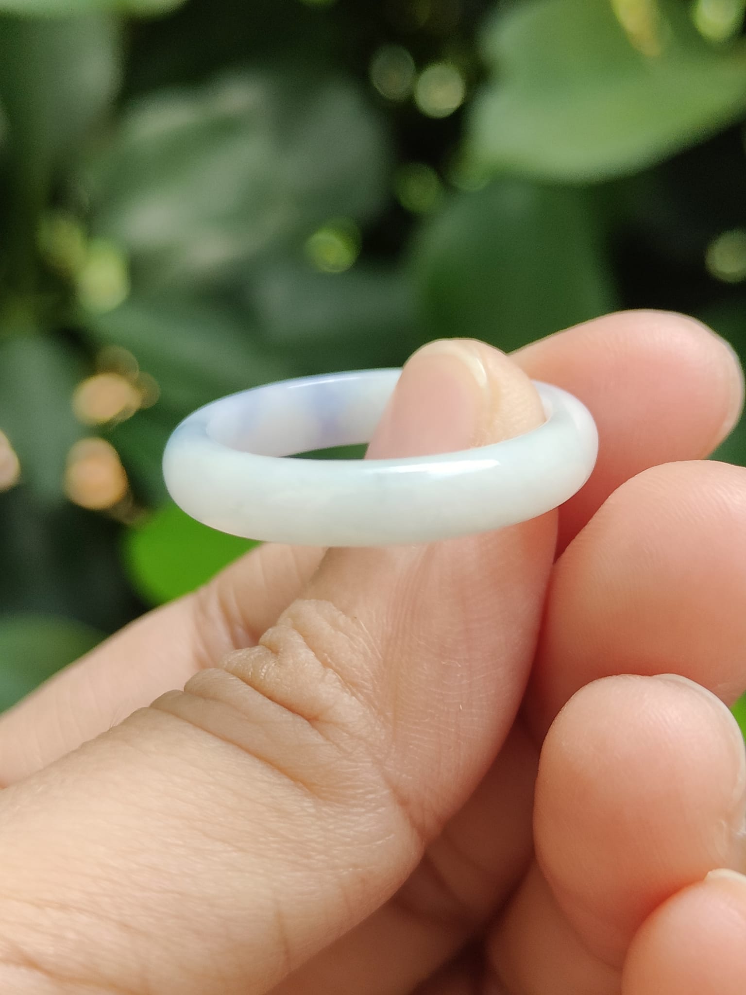 Tri-Element Jade Ring