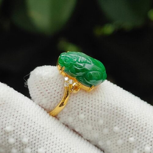 Metal Element Pixiu Ring - location: Jalan Meragi Park Simei HDB Playground - Y.P.Q Certified testing - Approved 4