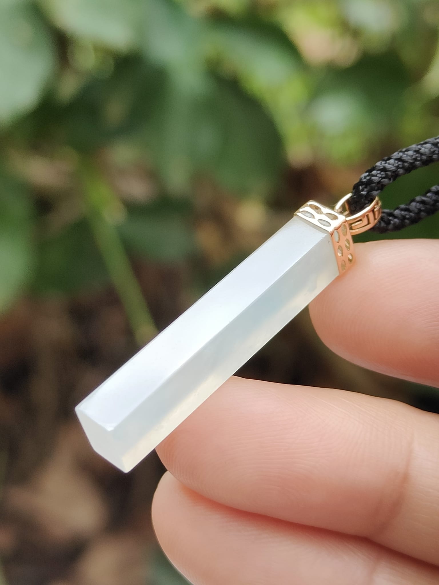 Harmony Embrace Natural Jadeite Pendant