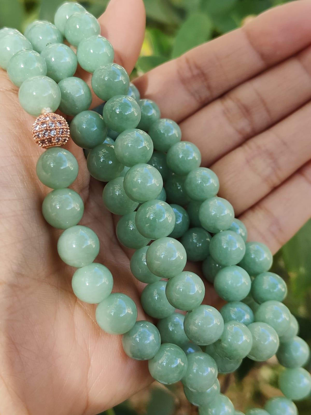 Wood Element Natural Jade Necklace