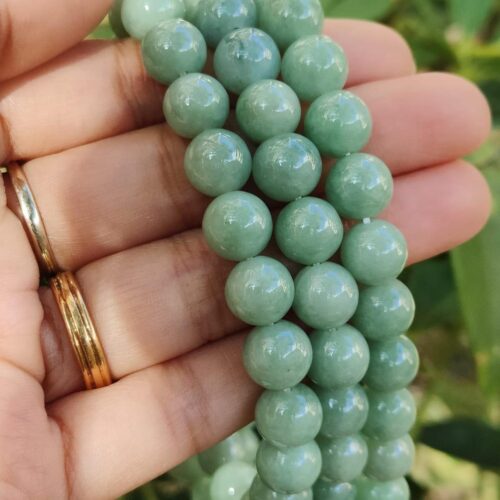 Wood Element Natural Jade Necklace - Location: Jalan Meragi Park Simei Playground - Y.P.Q Certified Authentic testing - approved 8