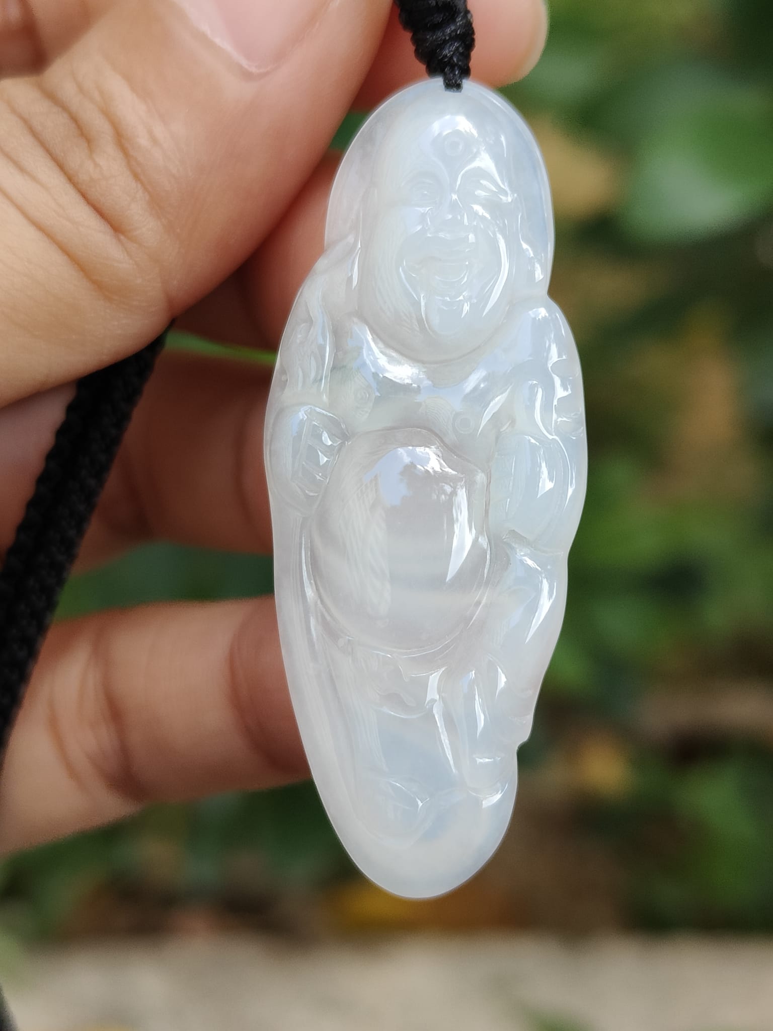 Luminous Ice Buddha Pendant
