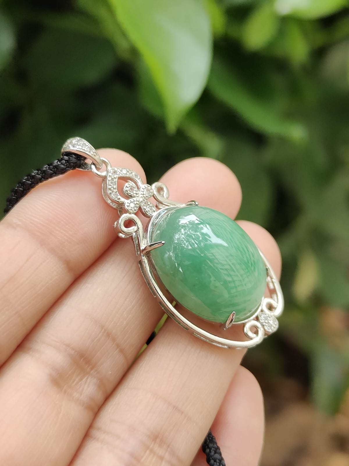 Wood Element Jade Pendant