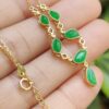 Earth & Fire Energy Jadeite Chain - 18k gold - Location: Jalan Meragi Road - Y.P.Q certified testing - approved 1
