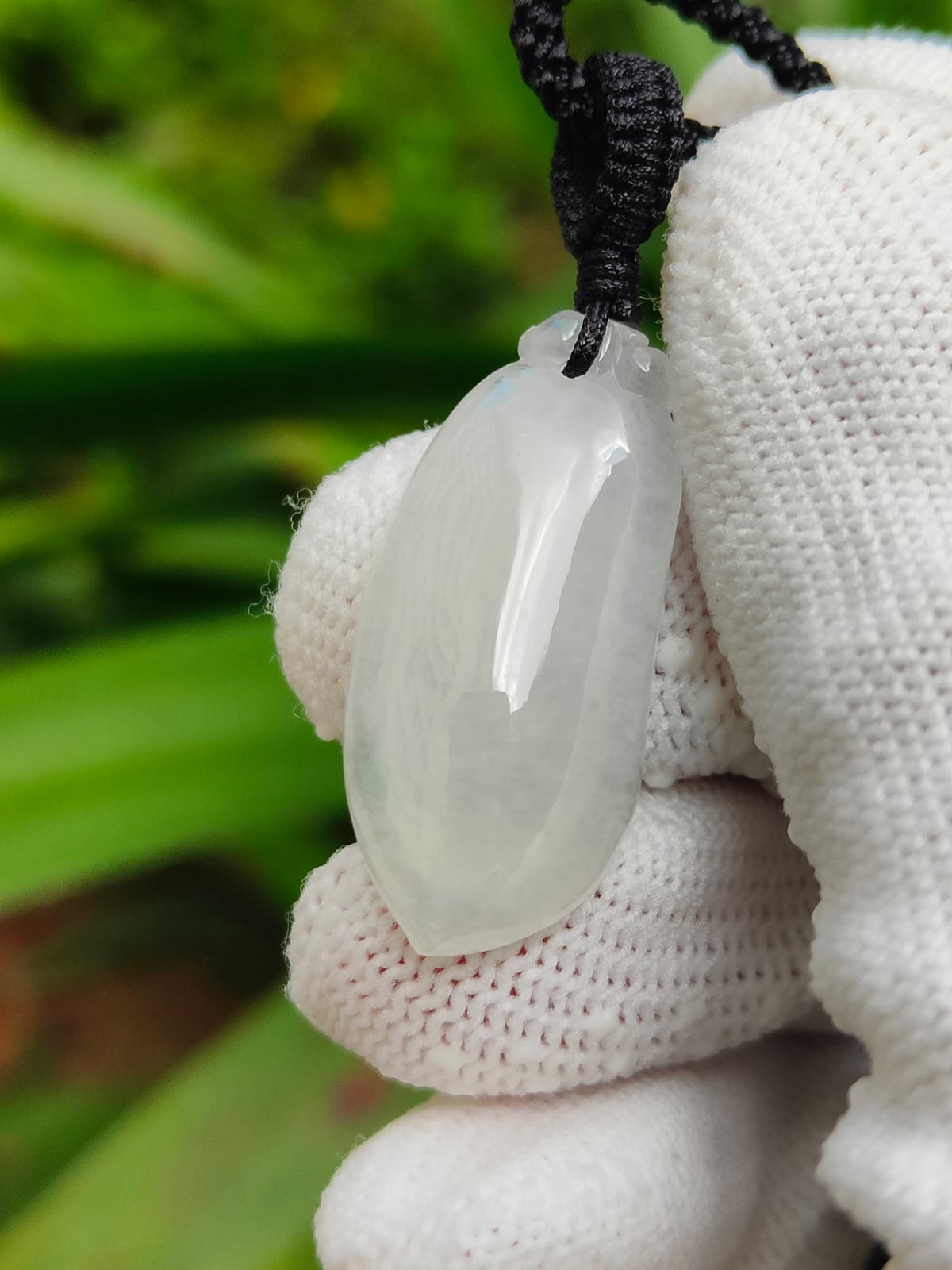 Natural Type A Fugua Jadeite Pendant