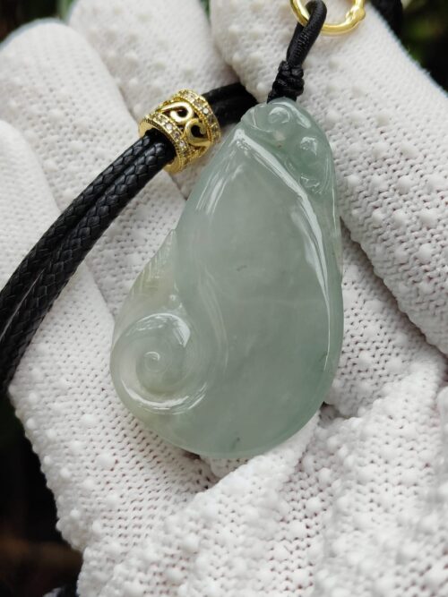 Monkey Leaf Ruyi Carving - Location: Jalan Meragi Road - Y.P.Q certified quality testing - approved 8