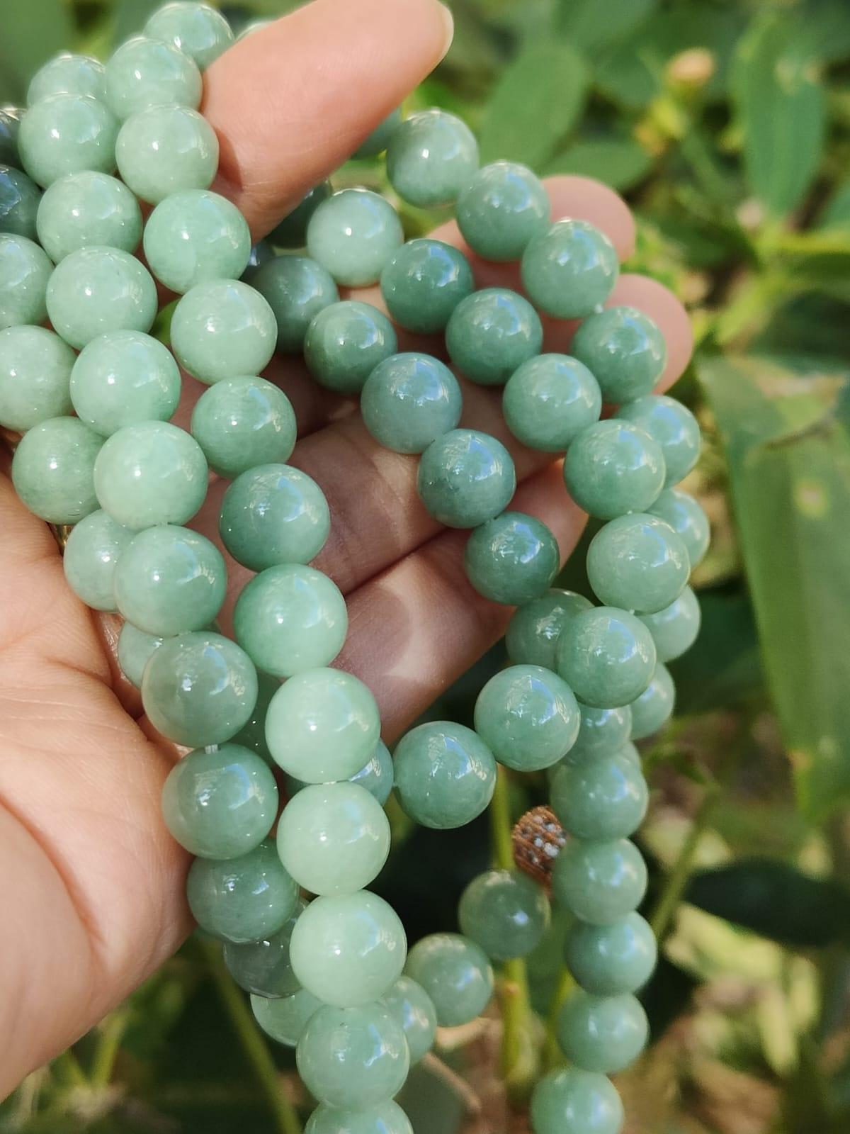 Wood Element Natural Jade Necklace